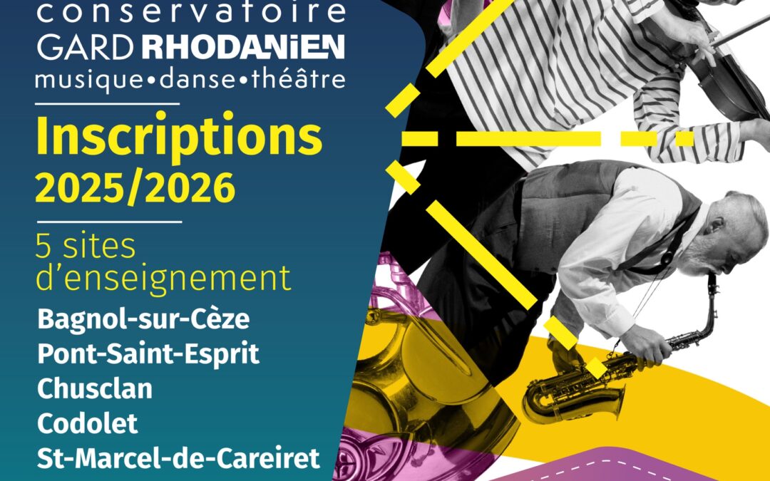 INSCRIPTION 2025/2026 – CONSERVATOIRE GARD RHODANIEN