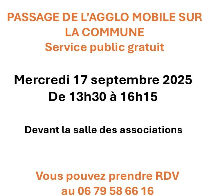 PASSAGE AGGLO MOBILE