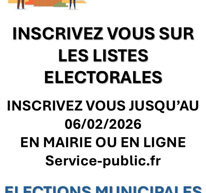 INSCRIPTION LISTE ELECTORALE