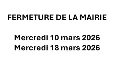 FERMETURE MAIRIE
