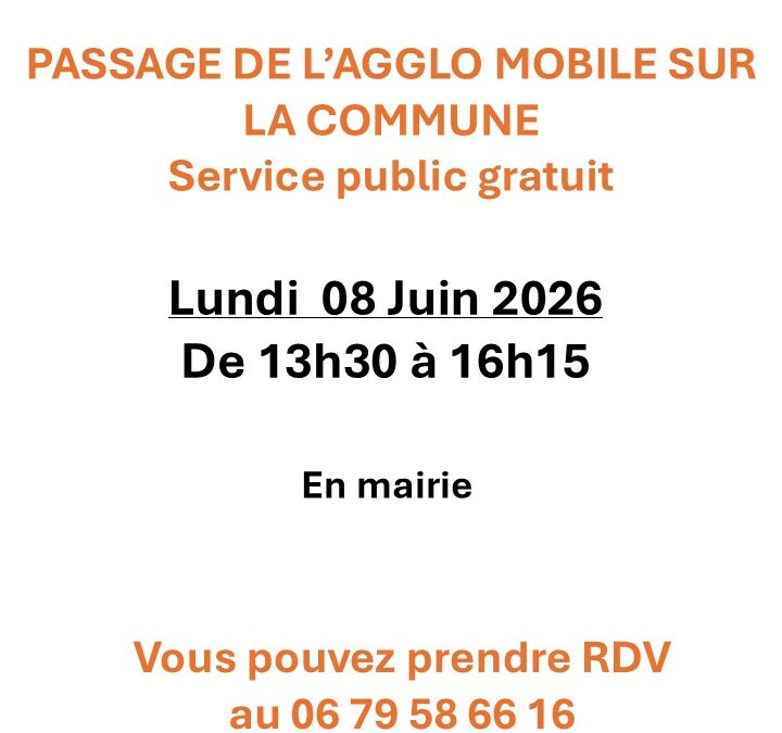 PASSAGE DE L&rsquo;AGGLO MOBILE