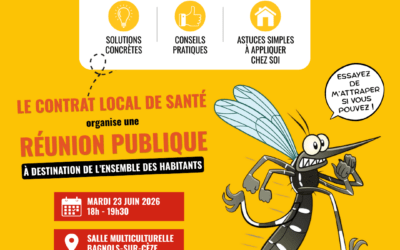 Réunion publique : Le moustique tigre arrive : protégez-vous!