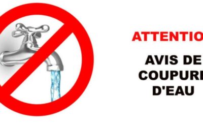 INTERVENTION SUR LE RÉSEAU D’EAU POTABLE